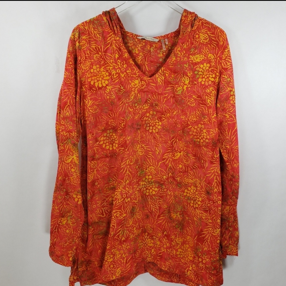 CUTE Soft Surroundings Women's Long Sl. Tunic Sz S